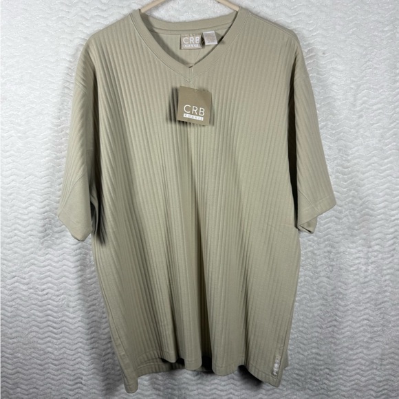 CBR Other - CBR Men's Short Sleeve Ribbed Tee in Beige